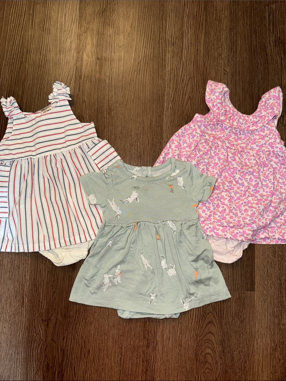 Carter’s Baby Girl Newborn Dresses Bundle